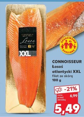 Łosoś atlantycki XXL filet ze skórą promocja w Kaufland
