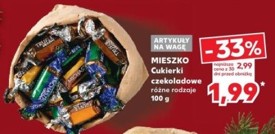 Cukierki czekoladowe różne rodzaje 100 g promocja w Kaufland