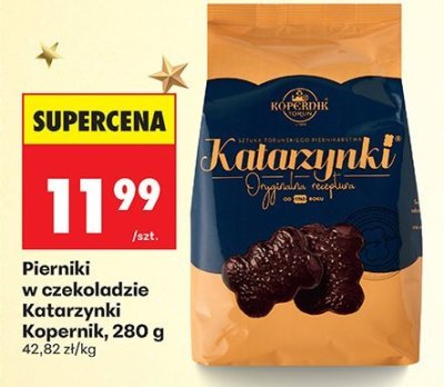 Pierniki w czekoladzie Katarzynki Kopernik promocja w Biedronka
