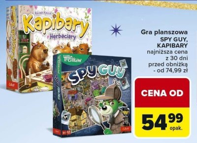 Gra planszowa Spy Guy, Kapibary promocja w Carrefour Market