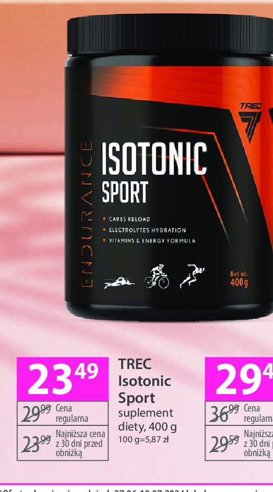 Izotonik w proszku Trec endurance promocja