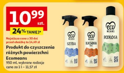 Produkt do czyszczenia różnych powierzchni Ecomeans 950 ml promocja w Auchan