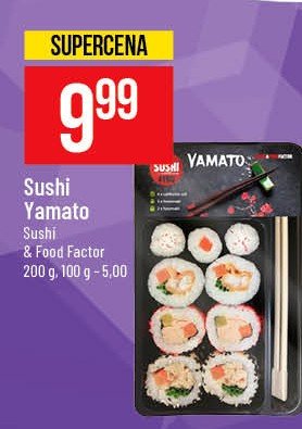 Zestaw sushi yamato Sushi food factor promocja