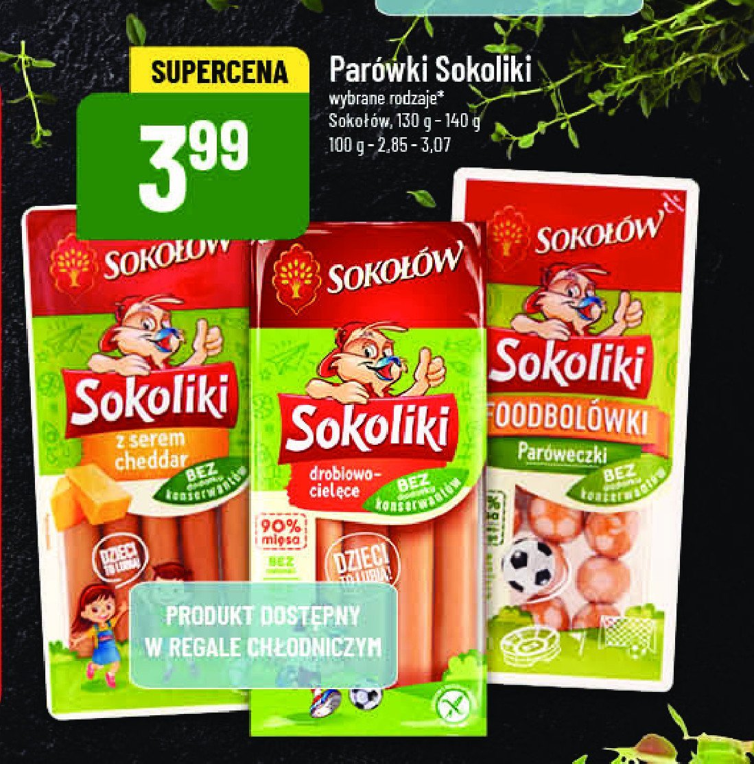 Parowki Sokołów sokoliki promocja w POLOmarket