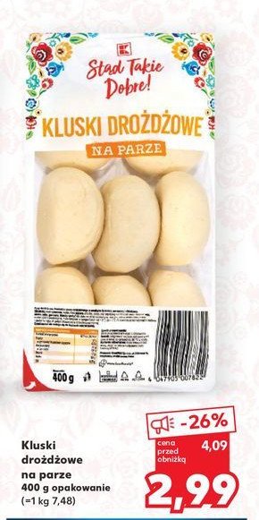 Kluski na parze K-classic promocja w Kaufland