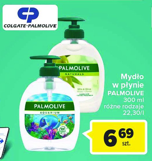 Mydło w płynie mleczko oliwkowe Palmolive naturals promocje