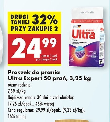 Proszek do prania do kolru Ultra promocja w Biedronka