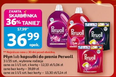 Płyn lub kapsułki do prania Perwoll promocja w Auchan