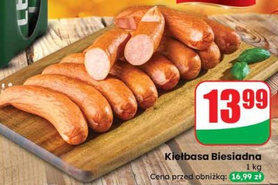Kiełbasa Biesiadna promocja w Dino