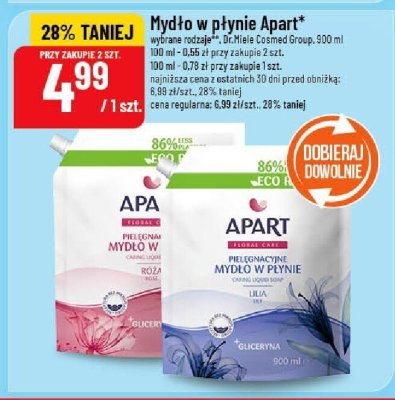 Mydło w płynie Apart promocja w POLOmarket