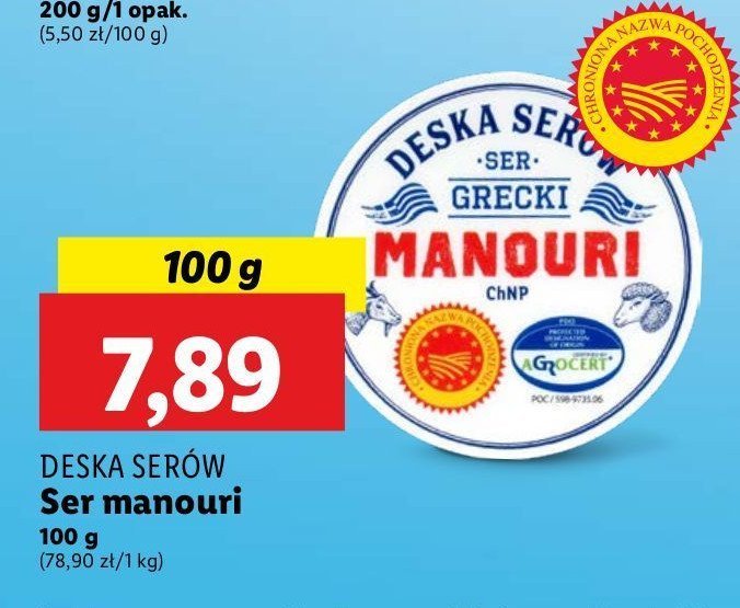 Ser manouri Deska serów lidla promocja