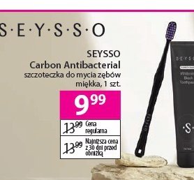 Szczoteczka do zębów carbon antibacterial miękka Seysso promocja