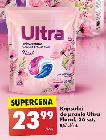 Kapsułki do prania uniwersalne floral Ultra promocja