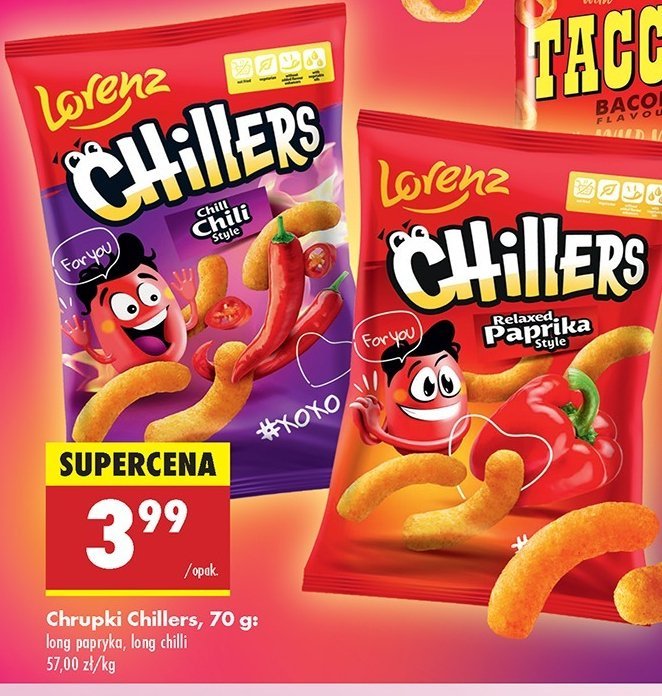 Chrupki relaxed paprika Lorenz chillers promocja
