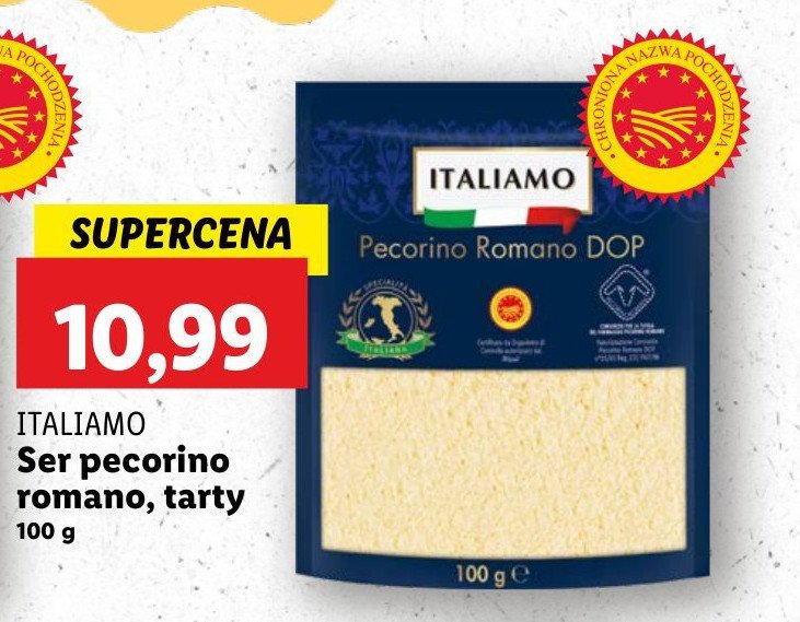 Ser pecorino romano Italiamo promocja