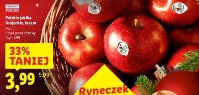 Jabłka Grójeckie, luzem promocja w Lidl