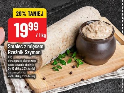 Smalec z mięsem Rzeźnik Szymon promocja w POLOmarket