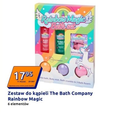 Zestaw do kąpieli Rainbow Magic promocja w Action