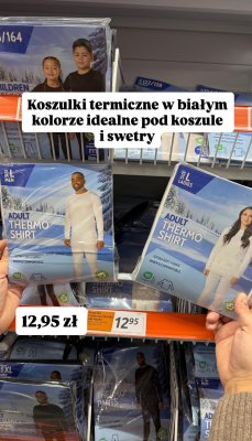 Koszulka termiczna męska Adult Thermo Shirt Action promocja w Action