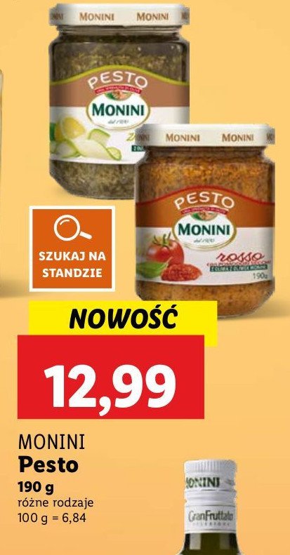 Pesto rosso Monini promocja