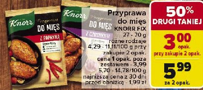 Przyprawa do mi臋s z czosnkiem Knorr przyprawa promocja