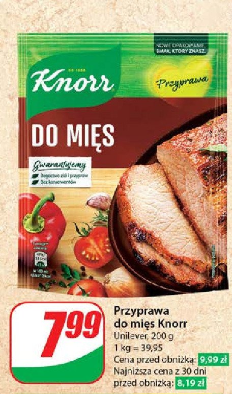 Przyprawa do mięs Knorr przyprawa promocja w Dino