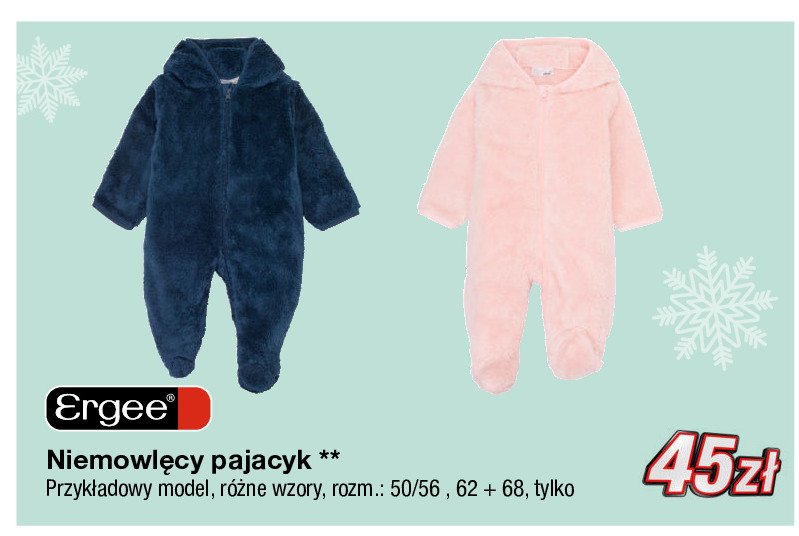 Pajac niemowl臋cy 62-68 Ergee promocja