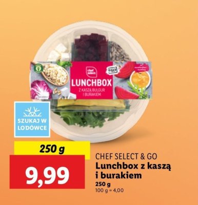 Lunchobox z kaszą i burakiem Chef select promocja