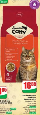 Sucha karma dla kota Sweet Catty promocja w Dino