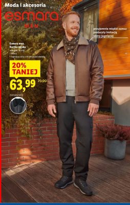 Kurtka męska Esmara men promocja w Lidl
