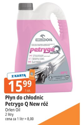 Płyn do chłodnic Petrygo Q New róż Orlen Oil promocja w Leclerc
