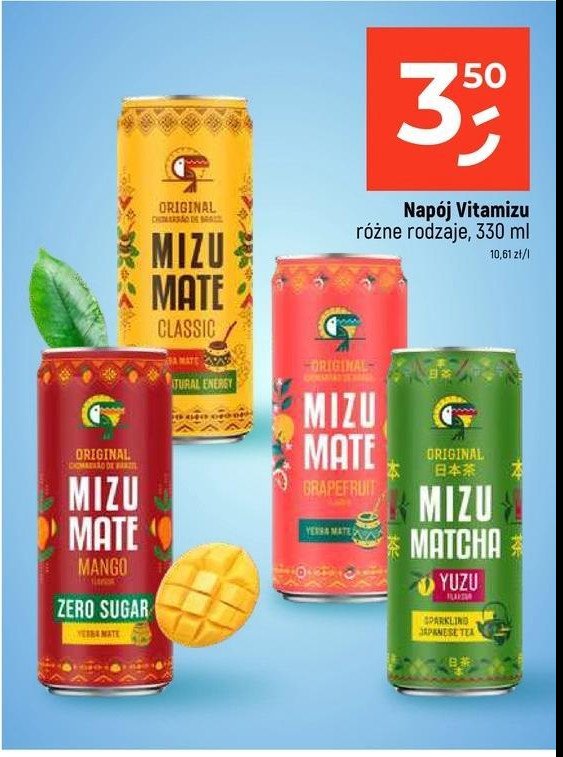 Napój yuzu Vitamizuyerba mate promocja