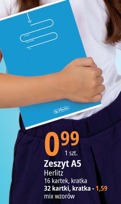 Zeszyt a5/16 k. Herlitz promocja