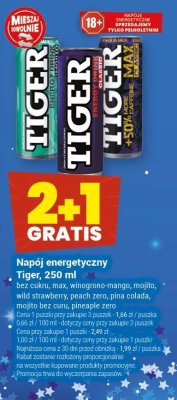 Napój energetyczny Tiger 250 ml promocja w Twój Market