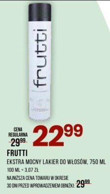 Laker FRUTTI ekstra mocny do włosów 750ml promocja w Drogerie Natura