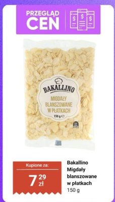 Migdały blanszowane w płatkach promocja w Biedronka