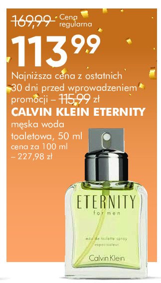 Woda toaletowa Calvin klein eternity men promocja