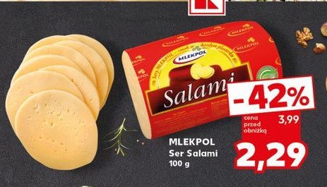 Ser salami Mlekpol salami promocja