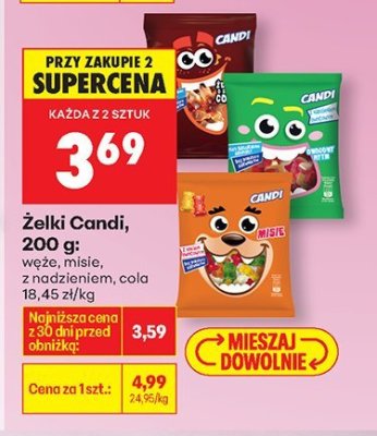 Żelki misie promocja w Biedronka