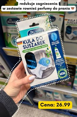 Kula do suszarek + perfumy do prania gratis promocja w Kaufland