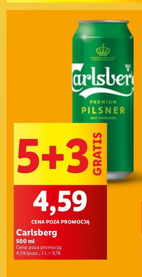 Piwo Carlsberg promocja w Duży Ben