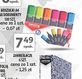 Zakreślacze mix Office products promocja