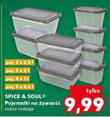 Pojemniki na żywność różne rodzaje promocja w Kaufland