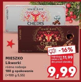 Bombonierka cheers magic & joy whisky Mieszko promocja w Kaufland