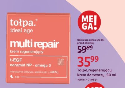 Krem regeneracyjny Tołpa ideal age promocja