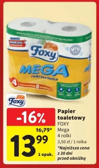 Papier toaletowy Foxy mega promocja