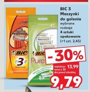 Maszynka do golenia Bic 3 pure lady promocja