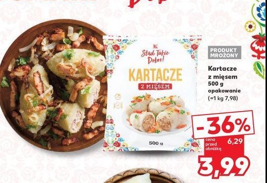 Kartacze z mięsem K-classic stąd takie dobre! promocja