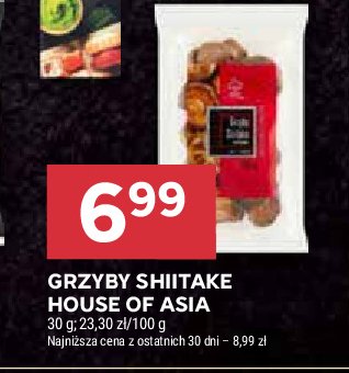 Grzyby shiitake House of asia promocja