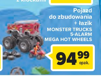 Monster truck-mega naczepa Hot wheels promocja